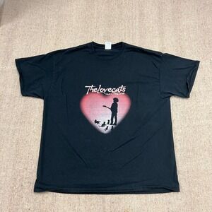 The Cure Shirt Mens XXL Black 2000s The Love cats Tribute